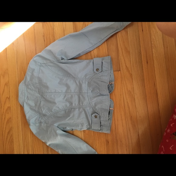 light blue moto jacket - Picture 8 of 8